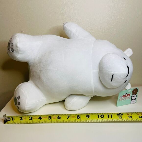 NWT BIG We Bare Bears White Polar Bear 14” plushie Soft and Squishy - Picture 5 of 6